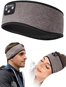 Sleep Headphones Headband Bluetooth 5.4 - Wireless Music Headband with Ultra-Thin HD Stereo Speakers, Sweat Resistant for Side Sleepers, Sports, Meditation, Travel asin的图片