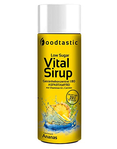 Foodtastic Low Sugar Vital Sirup 250ml Ananas
