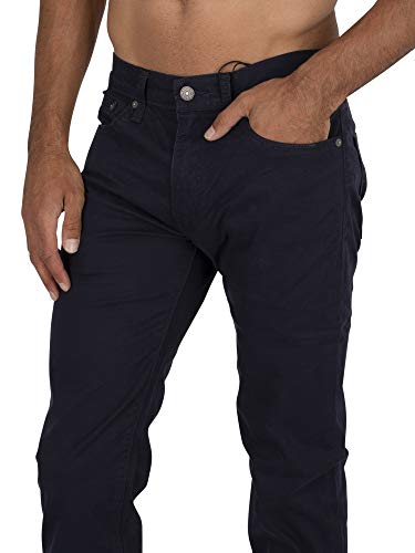 Image of Levi's Men's 511 Slim Fit Slim Jeans, Blue (Baltic Navy Sueded Sateen Wt B 4432, 34W / 30L