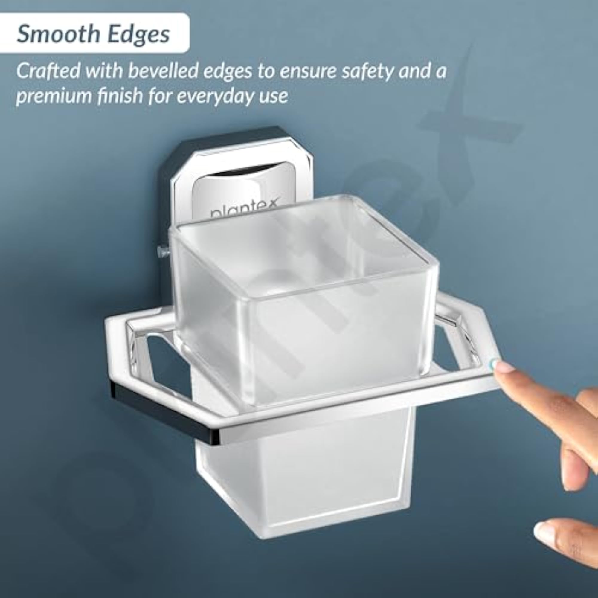 304 Stainless Steel Tumbler Holder, Durable Bathroom Accessory