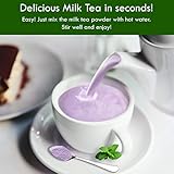 Taro Bubble Milk Tea Instant 3in1 Powder Mix - 1kg (33 Drinks) | for Boba Tea, Milkshake, Blended Frappe and Bakery | Authentic Taiwan Recipe | Zero Trans Fat, No Preservatives | by Moriyama Teahouse - Image 3