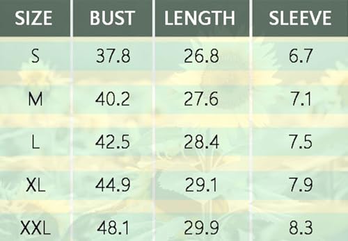 Women's T-Shirt V-Neck Graphic Tees Vintage Boho Flowers Shirt Summer Casual Plant Short Sleeve Tshirt Tops (Gray3, S)