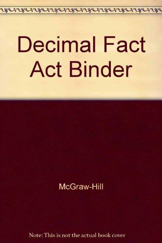 Creative Publications, Grades K-5, Decimal Factory: Activity Binder