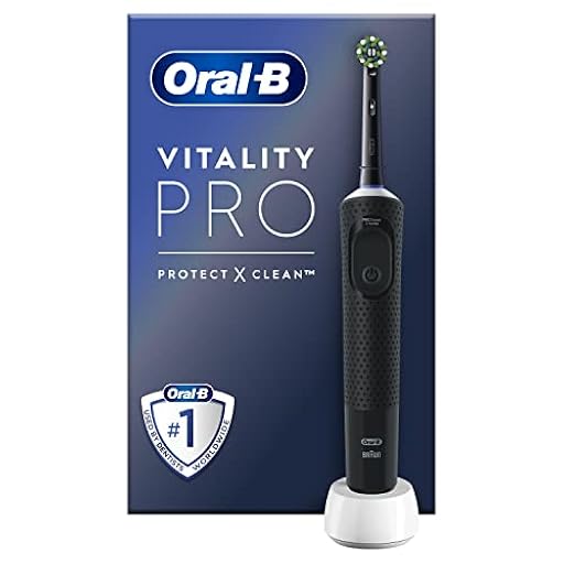 Oral-B Vitality Pro Cepillo de Dientes Eléctrico con Mango Recargable y 1 Cabezal, Diseñado Por Braun, Regalos Originales - Negro | Ya disponible en tu tienda friki favorita! En mundofriki.es!