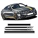Produktbild JIERS Für Mercedes Benz C-Klasse W205 C63 Coupe AMG C43 C205 S205, Motorhaube Kofferraum Seitenstreifen Rock Aufkleber Zubehör Autoaufkleber