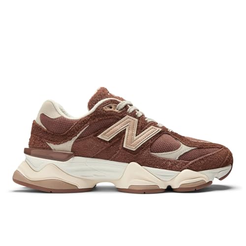 New Balance 9060 Unisex Shoes, Brown/Timberwolf, 38.5 EU