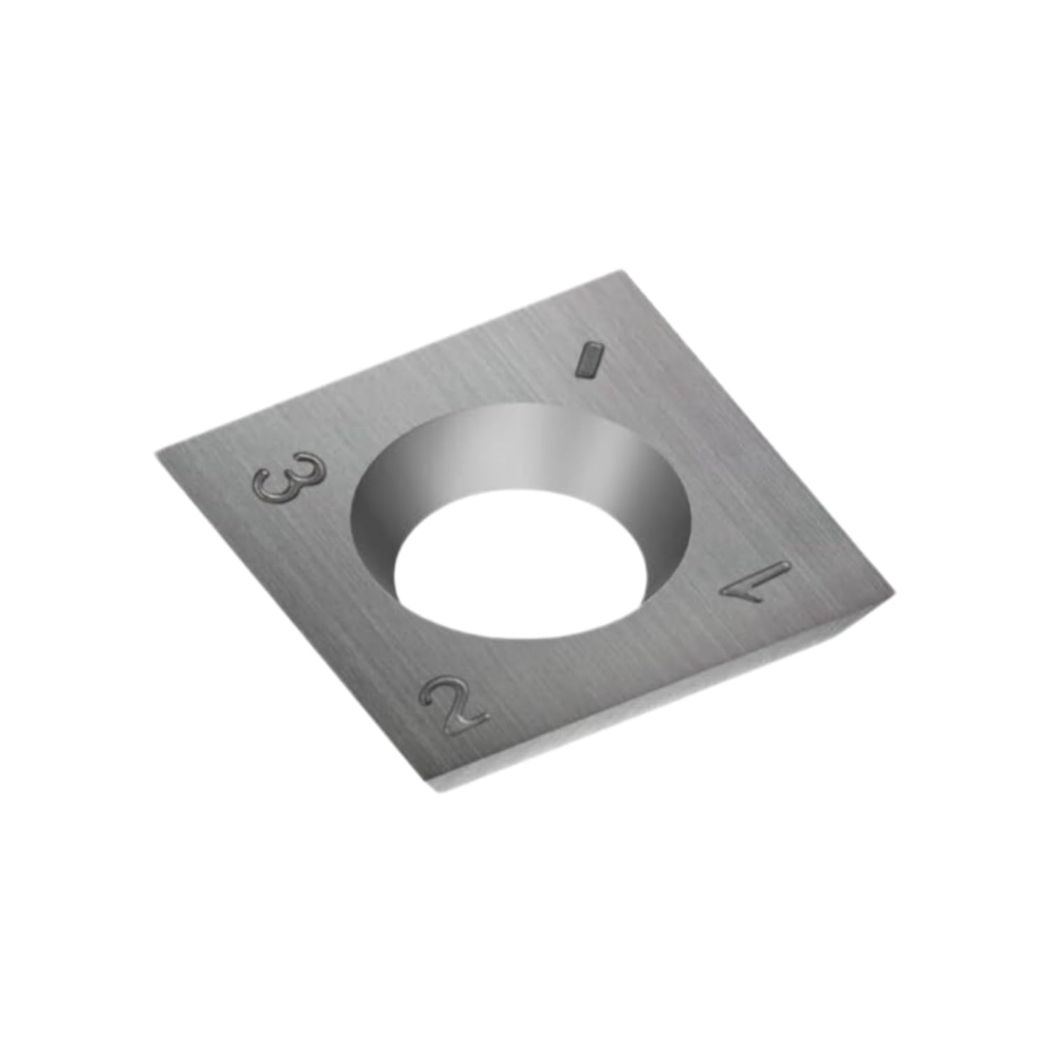 Laxalo One Color 10Pcs Tungsten Carbide Cutter Inserts 14.17X2mm, Woodworking Square Straight Blades For Spiral Planer Head