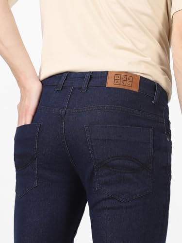 Image of Urbano Fashion Men's Stretch Fit Mid Rise Washed Bootcut Jeans Stretchable