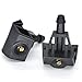 Andy's Orchids 2Pcs Car Front Windshield Washer Nozzles,Replacement Wiper Water Spray Nozzle For Nissan TIIDA 2005-2010 Auto Accessories