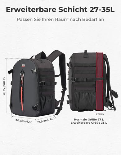KEMIMOTO 35L Hidden Net Backpack