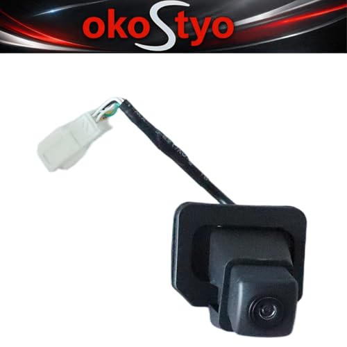 Image of OE#39530-T0A-A01 Rear View Backup Reverse Parking Camera /Rear View Camera | Compatible with Honda CR-V 2012-2013 Parking Assist Reverse Camera with Dynamic Trajectory Lines 170 Wide Angle 39530T0AA01