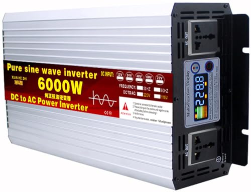 Inversor de corriente de 48V a 110V para solucionar cortes de luz en sistemas solares 2