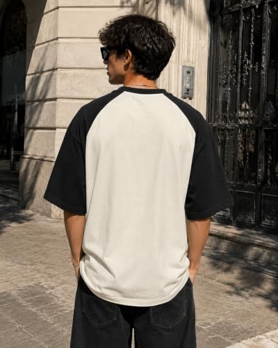 Image of ColorChakra Oversized Tshirt for Mens Down Shoulder Loose fit t-Shirt Men Oversize t-Shirt M to 4XL