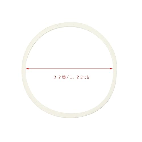 Miniatura 2 de ONLYKXY 300 bandas blancas de goma natural, bandas elásticas suaves para el cabello, trenzas de cabello, anillo de goma (1.260 in)