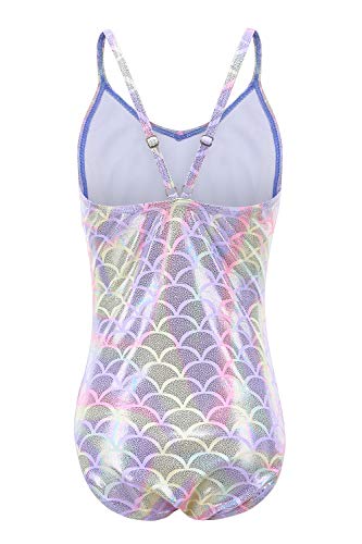 Image of Girls One Piece Swimsuits Mermaid Bathing Suits Summer Swimsuit 2-14 Years