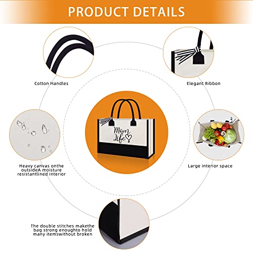 Mom Mama like Bag Gifts Tote Bag after baby essentials for mom, Hospital, Shopping,Travel bag3