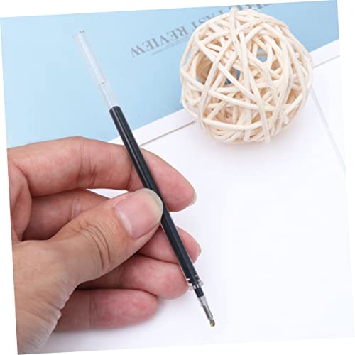 12 recambios de tinta negra gel punta fina para bolígrafos miniatura 3
