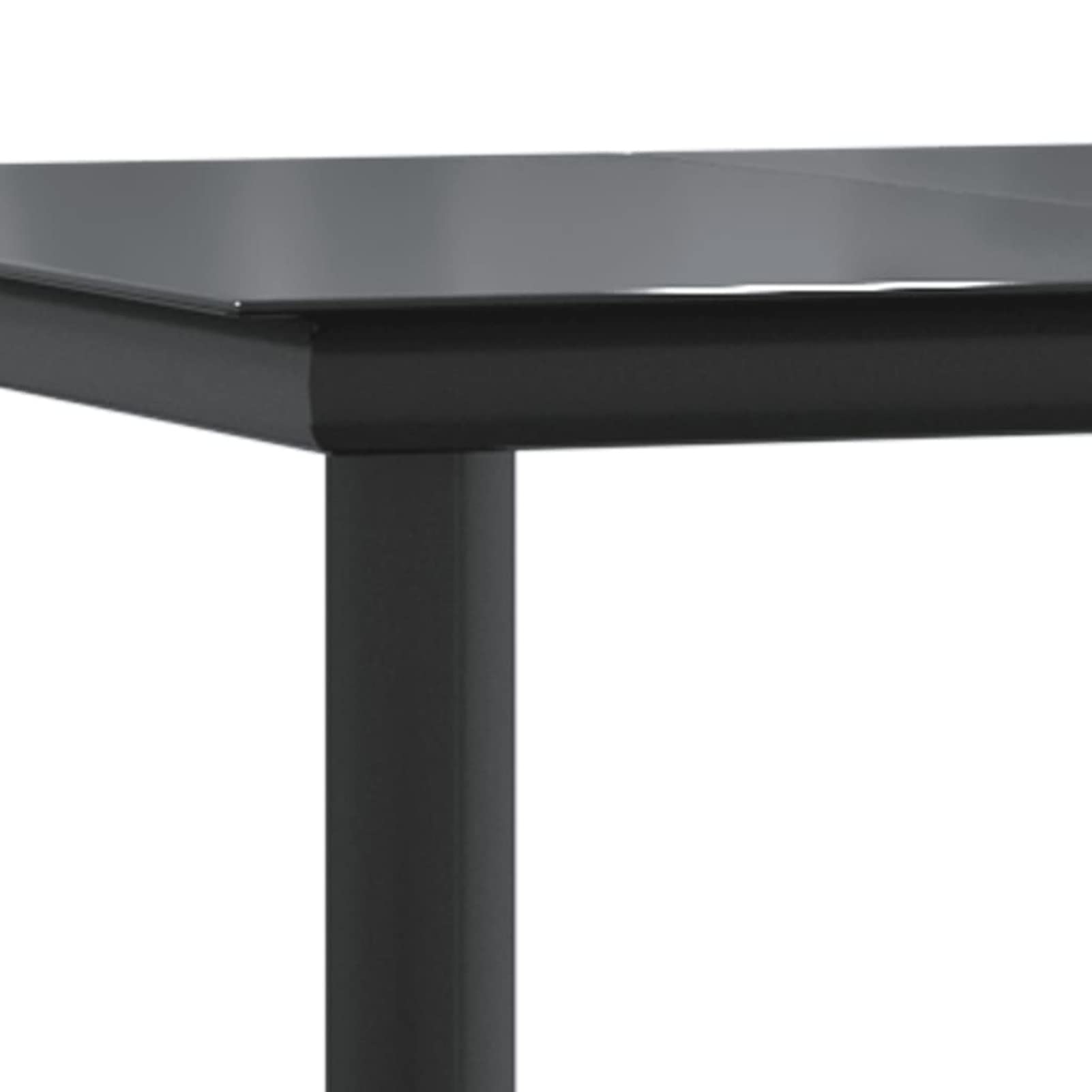 3185201 Set da Pranzo Giardino 5pz Nero e Grigio con Cuscini Polyrattan Testata in Legno,Testata Letto Matrimoniale Muebles Dormitorio Spalliera Letto Testiere per Letto Matrimoniale