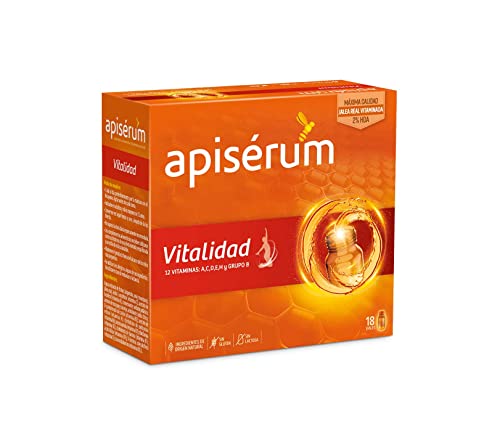 Apiserum Vitalidad Multivitamínico Potable Viales, 18-Piezas Conjunto