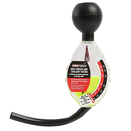 Image of OEMTOOLS 24718 Glycol Coolant Tester, Clear Antifreezes & Coolants Reservoir, Antifreeze Tester Automotive, Antifreeze Coolant, Antifreeze Hydrometer