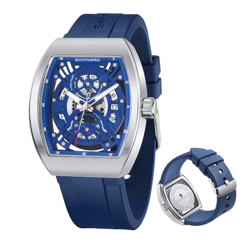 Sapphero Skeleton Tonneau Dive Watch