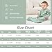 FIEMOL Baby Sleep Sack 0-6 Months, Long Sleeve Baby Wearable Blanket 0.5 Tog with Mittens, 2-Way Zipper Newborn Cotton Sleeping Sack for Boy and Girl Green Dinosaur 2 Pack (Small)