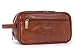ASHWOOD - Bolso Neceser/Bolsa de Aseo para Hombre - Cuero - Castaño Marrón