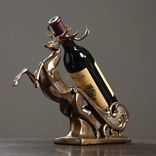 Soporte para botellas de vino HASMI 41x29x12 cm resina miniatura 7