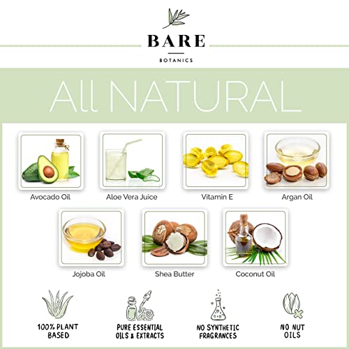 image for Bare Botanics Body Scrub (Bergamot Mint) – Gentle Exfoliator & Super