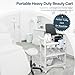 Beauty Salon Trolley Cart, Esthetician Cart with Wheels & Bucket and 2 Big Drawer, 3 Tier Heavy Duty SPA, Load 330lbs, 360° Rotate Silent Wheels for Beauty Salon SPA Hospital Office Lab