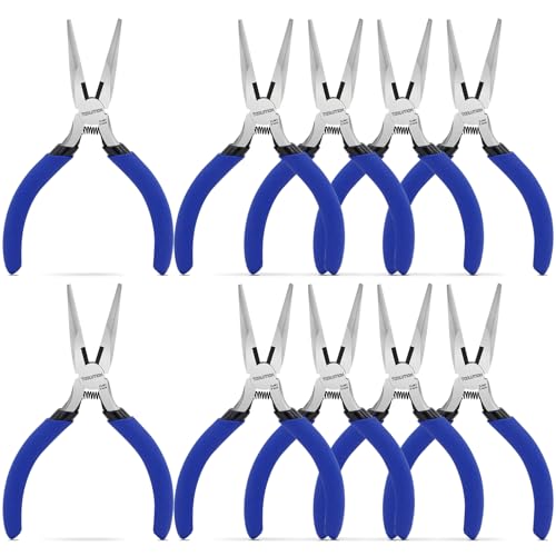 Image of 5 Inch Needle Nose Pliers Small Jewelry Pliers Tool 10 Pack