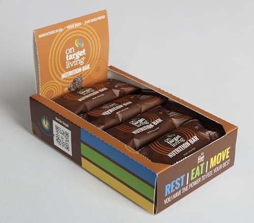 Barra nutricional On Target Living chocolate y almendra 12 un