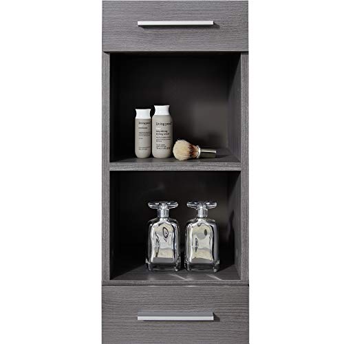 Furnline Baths High Dispensing Cabinet With Plenty Of Storage Space, Runner, Sardegna Smoke Silver, 30 x 190 x 31 cm Furnline Baths High Dispensing Cabinet With Plenty Of Storage Space, Runner, Sardegna Smoke Silver, 30 x 190 x 31 cm