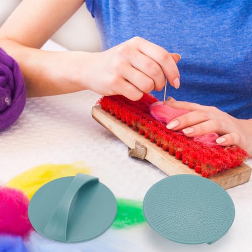 Image of PLIGREAT 4 Pcs Wet Felting Tool Versatile Fulling Block, Felt Making Tool Wet Felting Board Washboard Felt Blocking Board for Working on Seams, Flat Felts, Hat & Slipper Shaping