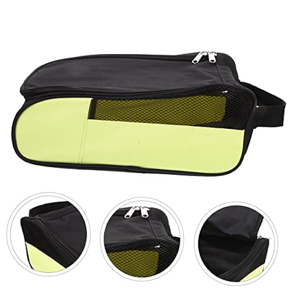 INOOMP Utomhus Utomhus Baskettröjor Påsar Fotbollsväska Bekväm Svart För Tillbehör Grön Organisatör Dragkedja Förvaring Basebollbollar Väska Andas Väskor Annan Volleyboll Och 4St