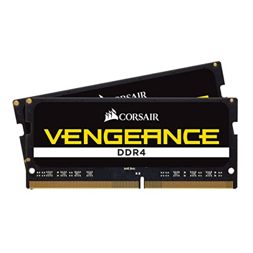 Memoria RAM per Laptop/Notebook Vengeance SODIMM da 32GB (2x16GB) DDR4 a 3200MHz, Nero