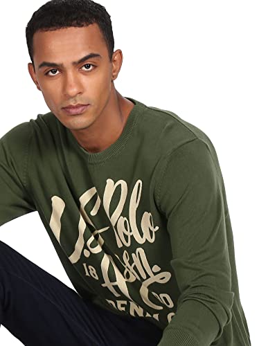 Image of U.S. POLO ASSN. Cotton Men Round Neck Sweater