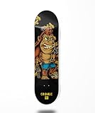  Lordofbrands Monopatín Skate Skateboard Deck Cromic Donkey Crazy Food (7.875)