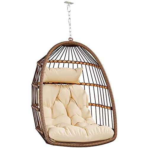 YITAHOME Silla Columpio Marrón 150kg