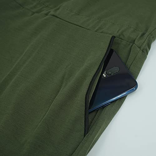 Panegy Men's Workout Tracksuit Jumpsuit Sleeveless One Piece Romper Work Athletic Onesie Plus Size3