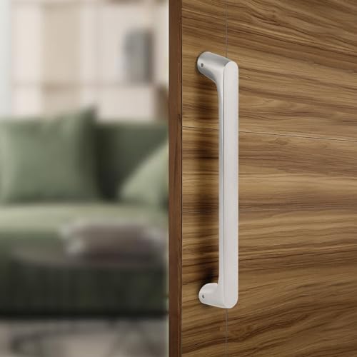 Image of Dorset Forza 18 inch Pull Handle for Main Door | On Rose Model - Pack of 1 Piece - FRZ18PRSN