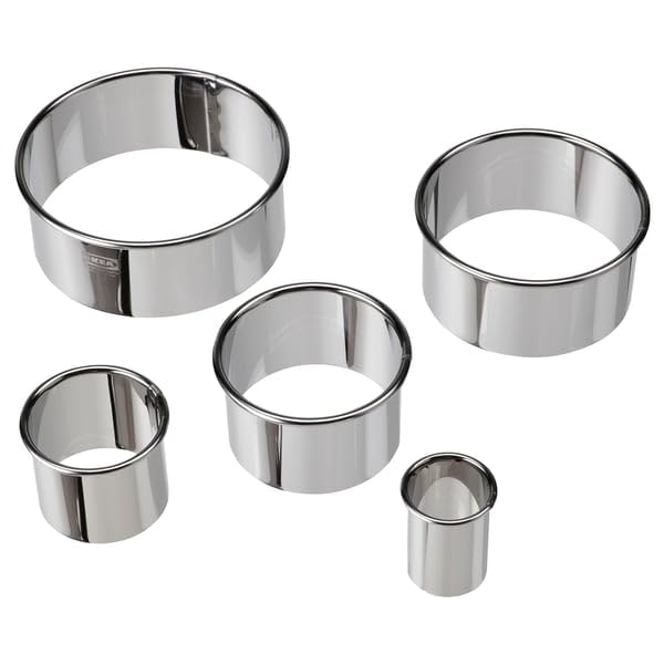 ProTuning LÄTTBAKAD Lot de 5 emporte-pièces Argenté