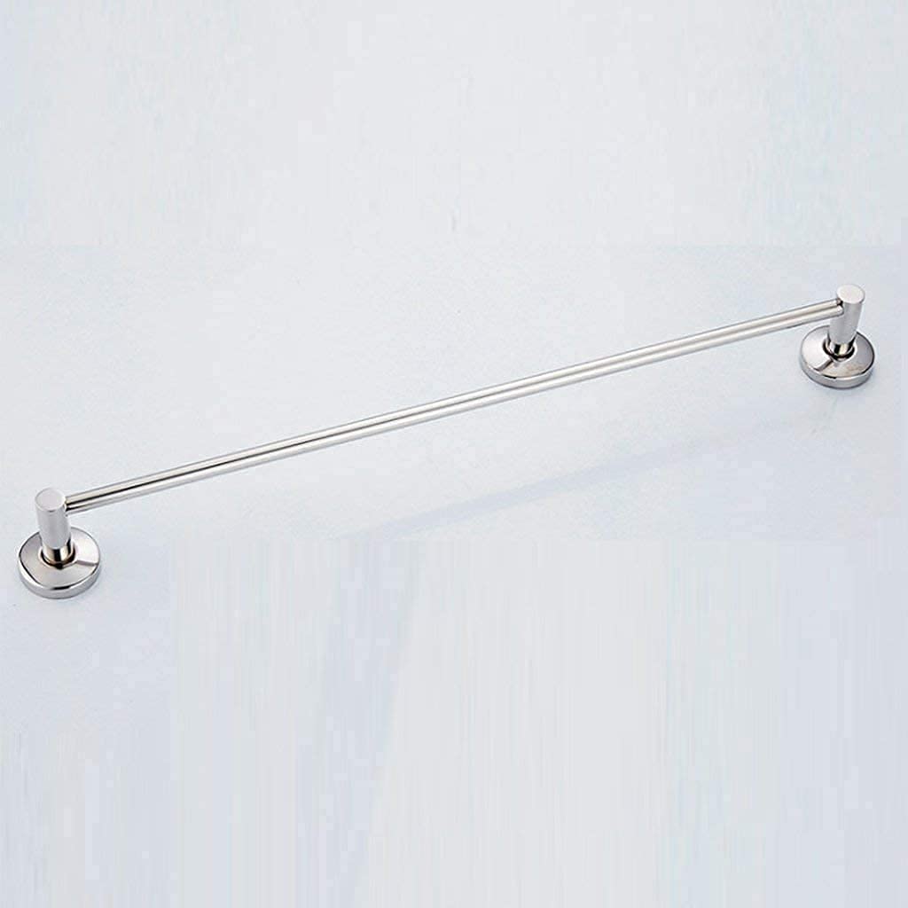 Barre de sécurité pour WC et douche fixe en acier argenté de 50cm