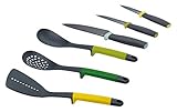 Joseph Joseph Elevate Utensils and Knives, Set of 6- Opal, Multi