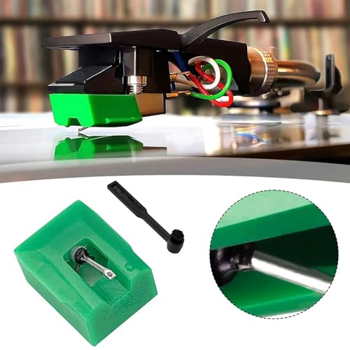 Aguja ATN95E para tocadiscos Essential Diamonds Styluses con cepillo de limpieza de alta precisión 5