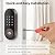 Keyless Entry Fingerprint Deadbolt Smart Lock: Sifely Digital Front Door Keypad with App Control, Electronic/Electric Deadbolt with Fingerprint & Code Access, Auto Locking, Easy to Install (Bronze)