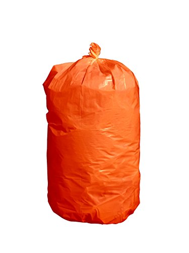 Durable Facilities Maintenance Quality Trash Bags (33 Gallon, ORANGE)