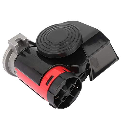 super loud Dual Tone Electric Snail Air Horn 12V Electric Snail Horn for Cars Vehicle Truck Motorcycle Boat ATV