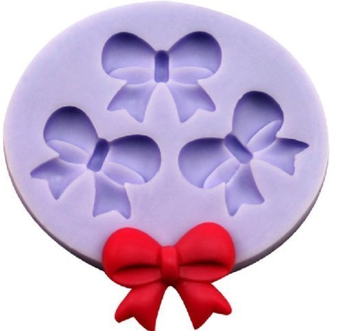 Allforhome 3 Cavités Mini 2.7cm Silicone Fleur Fondant Pâte Fimo