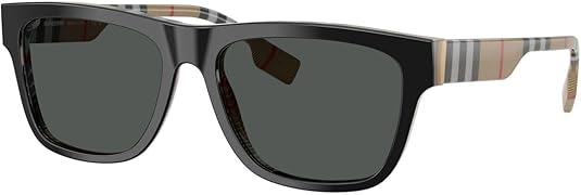 BURBERRY Sunglasses BE 4293 380687 Top Black On Vintage Check Gre